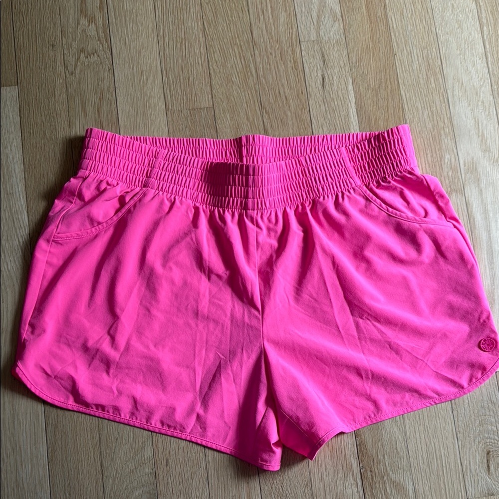 Lilly Pulitzer Pink Athletic Shorts with Elastic Waistband
